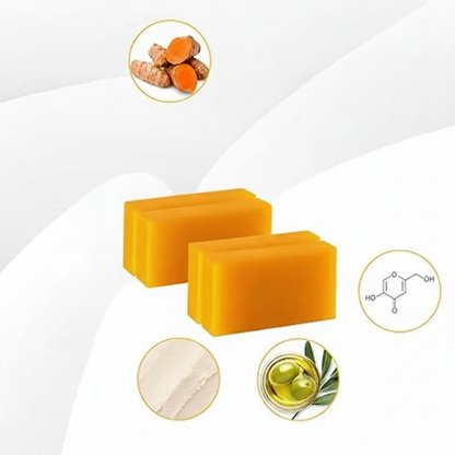Turmeric Lemon Kojic Facial Soap – Handmade