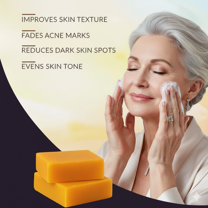Turmeric Lemon Kojic Facial Soap – Handmade